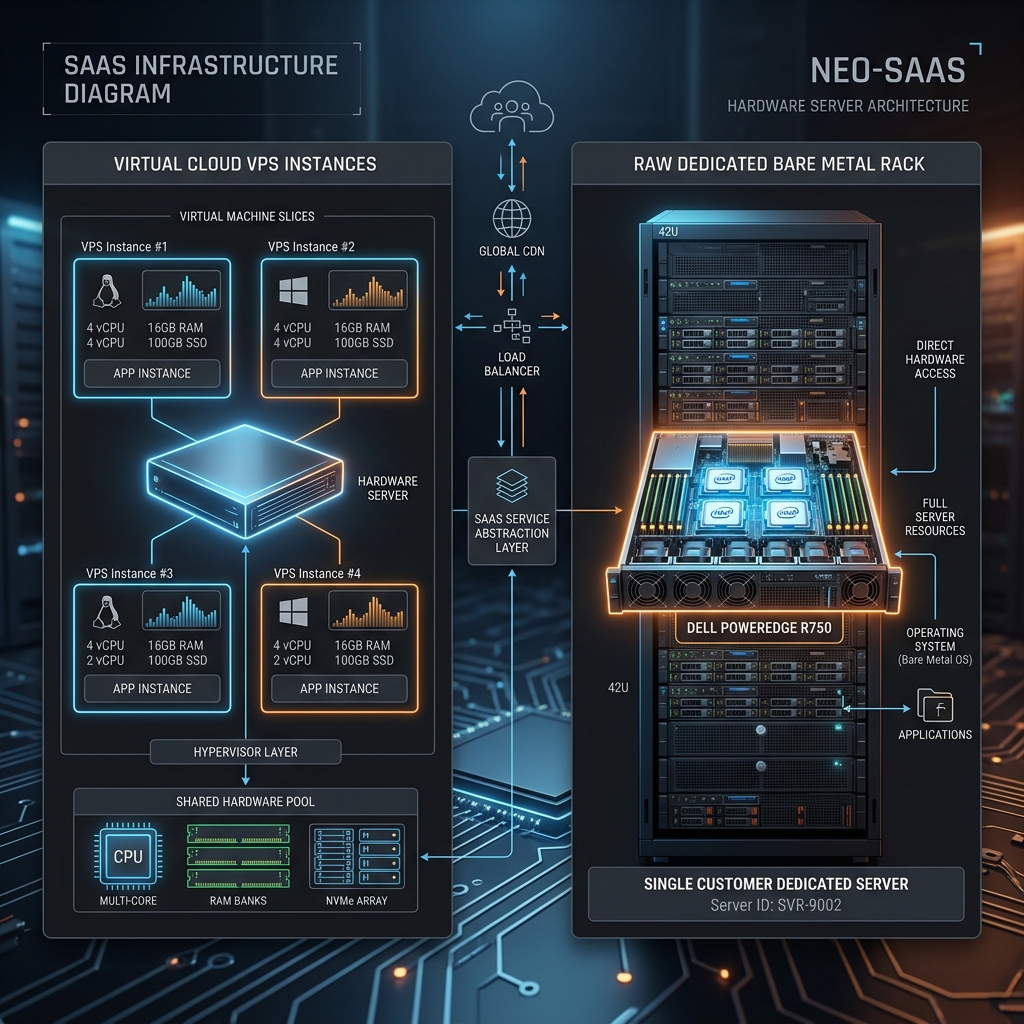 VPS vs Dedicated Bare Metal Hardware